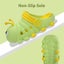Kids Cute Caterpillar Clogs Lightweight Beach Water Slippers-Light Green Carousel 4