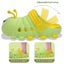 Kids Cute Caterpillar Clogs Lightweight Beach Water Slippers-Light Green Carousel 6