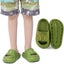 Kids Slide Sandals Thickened Sole Ergonomic Slippers for Outdoor-Green Carousel 6