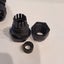 Black Cable cord Grips 4 units supplied here, 2 pairs Carousel 2