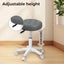 Levede Bar Stools Rolling Salon Chairs Swivel Stool Adjustable Height Work SPA Carousel 4