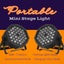 Stage Light - RGB 7 Colour - Portable Mini LED Carousel 8