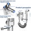 Toilet Handheld Bidet Sprayer Set Stainless Steel Spray Gun For Carousel 5