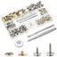 150 Sets Metal Snap Fasteners + Fixing Tools Set Carousel 1
