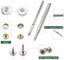 150 Sets Metal Snap Fasteners + Fixing Tools Set Carousel 9