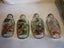 CHINESE SNUFF INTERIOR HANDPAINTED BOTTLES X 4 . BOXED Carousel 3