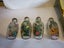 CHINESE SNUFF INTERIOR HANDPAINTED BOTTLES X 4 . BOXED Carousel 4