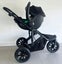Brightness easygo 1+ stroller & baby capsule & ISOFIX base grey Carousel 14