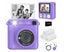 Kids Camera Instant Print,HD Digital Video,32GB SD Card,Portable Toy for Girl Carousel 1