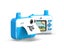 Kids Instant Print Camera Kids Camera 1080P Digital Camera for Kids 2.36 Inch Carousel 1