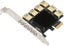 PCIe Multiplier 1 To 6 Riser GPU Expansion USB 3.0 Card For Crypto Mining Carousel 7