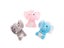 1pc Elephant Plush Toy Cartoon Animal Pendant 11cm Keychain Or Backpack Decor Carousel 4