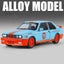 1:24 BMW M3 E30 1987 DTM Alloy Car Model Sound and Light Pull Back Children's Carousel 1