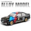 1:24 BMW M3 E30 1987 DTM Alloy Car Model Sound and Light Pull Back Children's Carousel 4