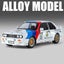 1:24 BMW M3 E30 1987 DTM Alloy Car Model Sound and Light Pull Back Children's Carousel 12