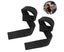 Lifting Wrist Straps for Weightlifting, Bodybuilding, Powerlifting - Black Carousel 2