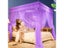 Romantic Lace Pleated Mosquito Net Embroidery Breathable Square Queen Double Carousel 4