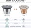 Nespresso Reusable Coffee Capsule For Espresso Filters Fit Inissia Pixie Carousel 4