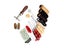 14Pcs Leather Craft Set Hand Stitching Sewing Tools DIY Rope Needle Thimble Carousel 4