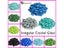 200g Crystal Glass Free Irregular Stone Colorful Mosaic Tile DIY Craft Material Carousel 5