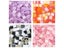 100pcs 1cm Square Resin Mosaic Tiles 0.2cm Thickness DIY Crafts Materials Carousel 5