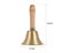 Brass Hand Bell Loud Call Bell Handbell Desk Ringbell With Wooden Handle Carousel 6