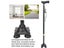 Height Adjustable Aluminum Alloy Cane With T Handle 4-pronged Pivot Base For Carousel 3