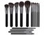 Makeup Brush Set - Synthetic Fiber Hair Kabuki Powder Blush Liquid Eyeliner E Carousel 1