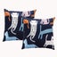 Renee Taylor Poly Velvet Printed Cushion filled 50 x 50 Cms Misty Cat- Twin Pack Carousel 1