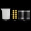 Silicone Mixing Measuring Cups Set For Epoxy Resin Molds Art Waxing Carousel 2