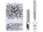 100sets Metal Eyelet Grommet Punch Installer Tool Set For Belt Clothes Canvas Carousel 1