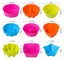 36pcs Silicone Cupcake Donut Cake Reusable Nonstick Muffin Baking Molds Carousel 8