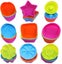 36pcs Silicone Cupcake Donut Cake Reusable Nonstick Muffin Baking Molds Carousel 11