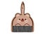 2Pcs/Set Small Broom Dustpan Set Cartoon Rabbit Bear Frog Pattern Keyboards Carousel 4
