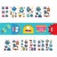 Monster Temporary Tattoos For Kids - Over 120 Cute Cartoon Tattoos For Birthday Carousel 5