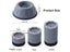 4Pcs Universal Anti Vibration Pads Washing Machine Rubber Feet Mat Carousel 7