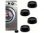 4Pcs Washing Machine Anti Vibration Pads Rubber Feet Legs Mat Anti-vibration Carousel 6