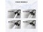 4 Mode Stainless Steel Wall Mounted Kitchen Faucet Bathroom Kitchen Sink Carousel 3