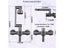 4 Mode Stainless Steel Wall Mounted Kitchen Faucet Bathroom Kitchen Sink Carousel 7