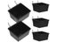 5pcs Parts Storage Box Pegboard Bins Shop Pegboard Storage Bin Garage Shop Carousel 5
