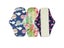 TEBEIYOU 3PCS Bamboo Cloth Sanitary Pads Reusable Washable Mama Menstrual Carousel 3