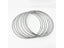 304 Stainless Steel Big O Ring Outside Diameter 8/10/12mm Thickness Strapping Carousel 7