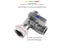 Universal Steel Angle Stop Valve 1/2 Inch Thread For Washlet Bidet Dishwasher Carousel 6