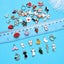 100pcs Craft Supplies Small Colorful Charms Pendants Carousel 7