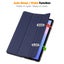 Samsung Tab S10FE Plus X620 Tri Fold Pen Holder Case [Navy] Carousel 3