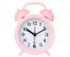 Mini Cute Vintage Retro Analog Twin Bell Alarm Clock for Kids,No Snooze,Batte Carousel 1