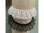 5CM Wide White Black 3D Embroidery Lace Applique Pleated Ruffle Ribbon Edge Carousel 5