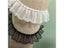 5CM Wide White Black 3D Embroidery Lace Applique Pleated Ruffle Ribbon Edge Carousel 6