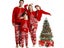 Family Matching Outfits Red Christmas Pajamas Sets Father Mother Daughter And Carousel 4