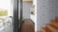 Wallpaper. Blossom - Charcoal & White on Grey. 1.06m Wide Roll. 2 roll bundle Carousel 10